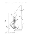 DEVICE FOR RETAINING A TANK IN AN AIRCRAFT diagram and image