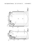 FLEXIBLE POUCH WITH PRESSURE RELIEF VALVE diagram and image