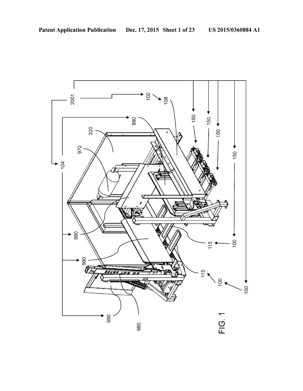 PALLET-EXCHANGE MACHINE INCLUDING BLADE ASSEMBLY TO ASSIST SUPPORT OF LOAD - diagram, schematic, and image 02