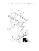 TIRED GANTRY CRANE AND STRADDLE CARRIER FOR RECEIVING POWER IN CONTACTLESS     FASHION diagram and image