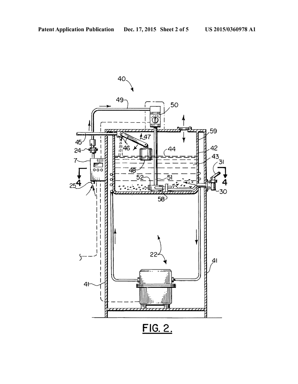 METHOD AND APPARATUS FOR SANITIZING WATER DISPENSED FROM A WATER DISPENSER     HAVING A RESERVOIR - diagram, schematic, and image 03