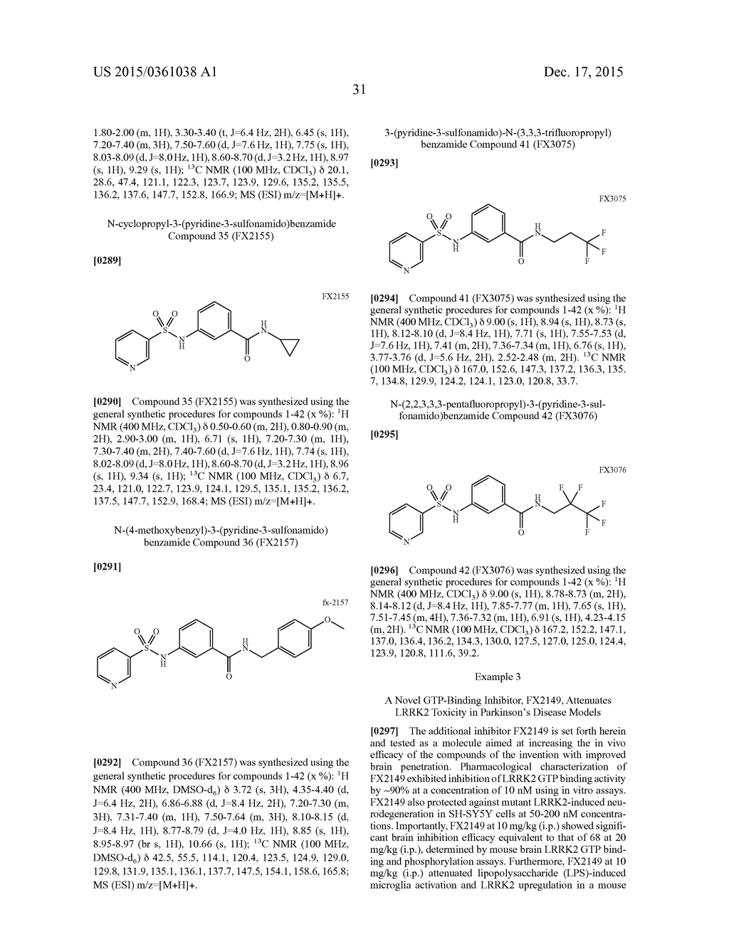 LRRK2 GTP BINDING INHIBITORS FOR TREATMENT OF PARKINSON'S DISEASE AND     NEUROINFLAMMATORY DISORDERS - diagram, schematic, and image 47