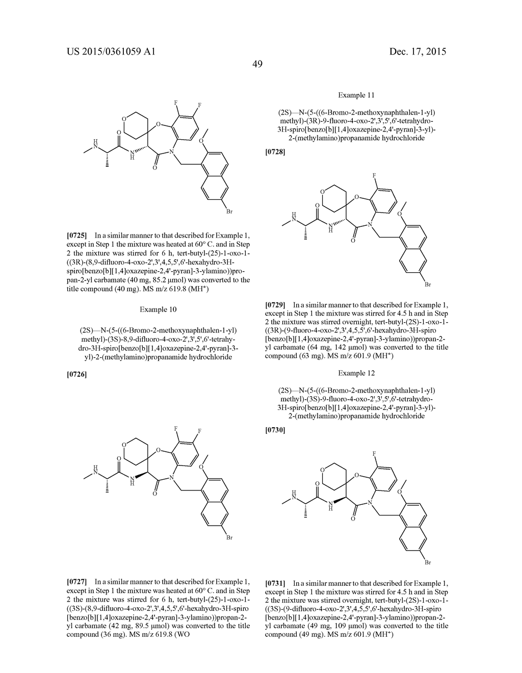 SUBSTITUTED HETERO-AZEPINONES - diagram, schematic, and image 50