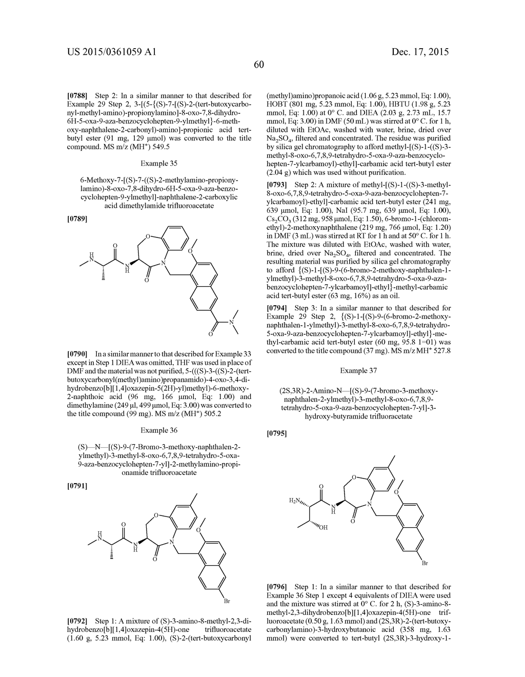 SUBSTITUTED HETERO-AZEPINONES - diagram, schematic, and image 61