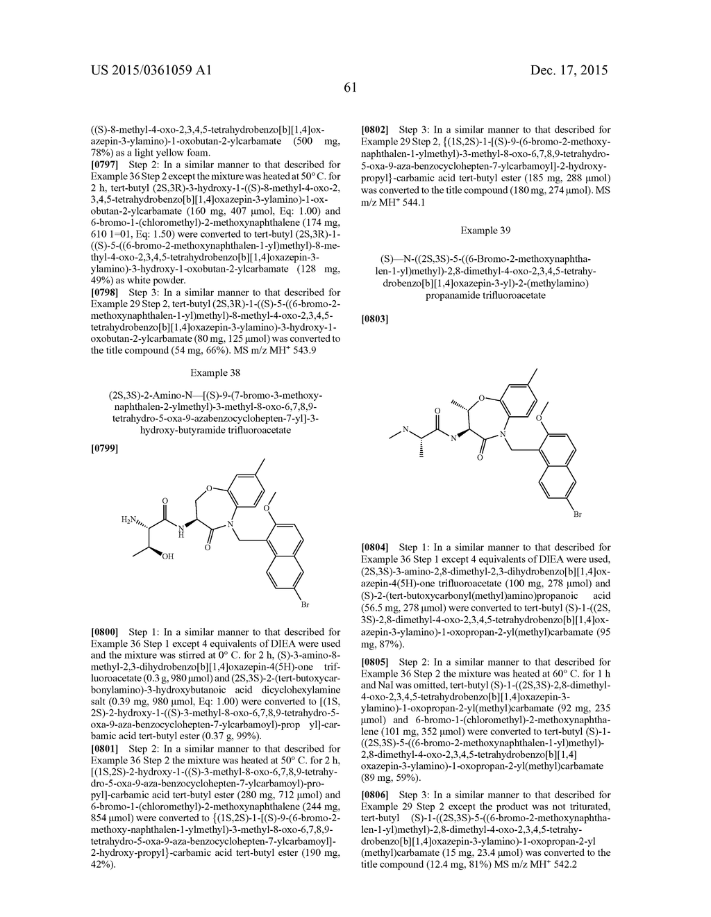 SUBSTITUTED HETERO-AZEPINONES - diagram, schematic, and image 62