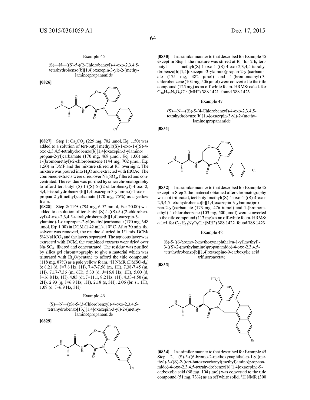 SUBSTITUTED HETERO-AZEPINONES - diagram, schematic, and image 65