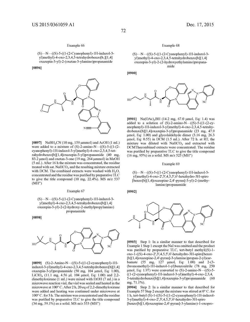 SUBSTITUTED HETERO-AZEPINONES - diagram, schematic, and image 73