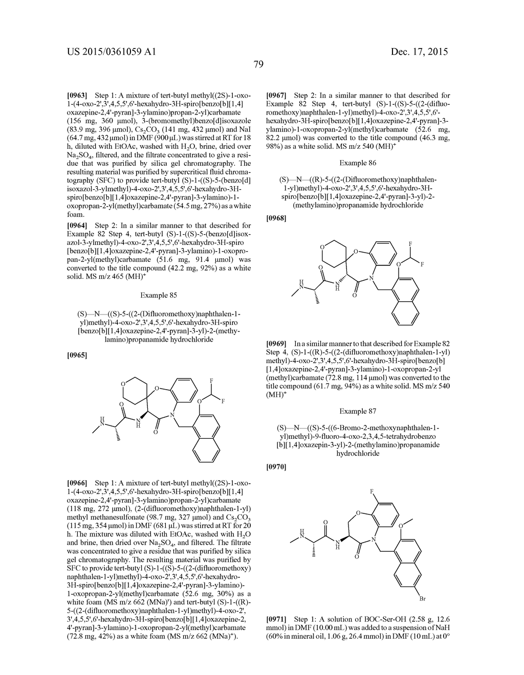 SUBSTITUTED HETERO-AZEPINONES - diagram, schematic, and image 80