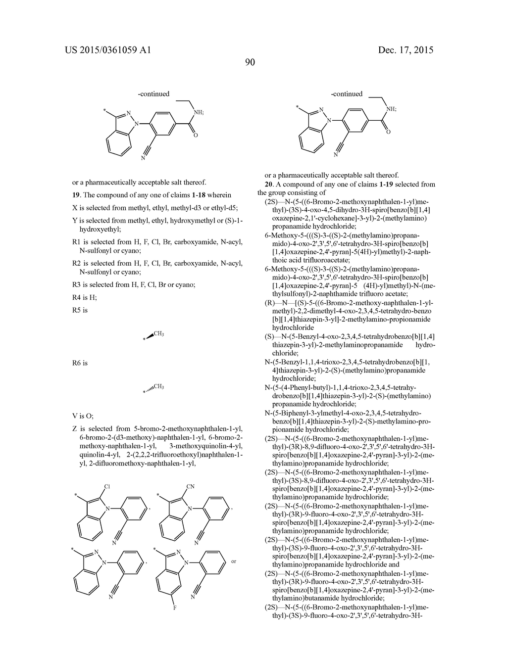 SUBSTITUTED HETERO-AZEPINONES - diagram, schematic, and image 91