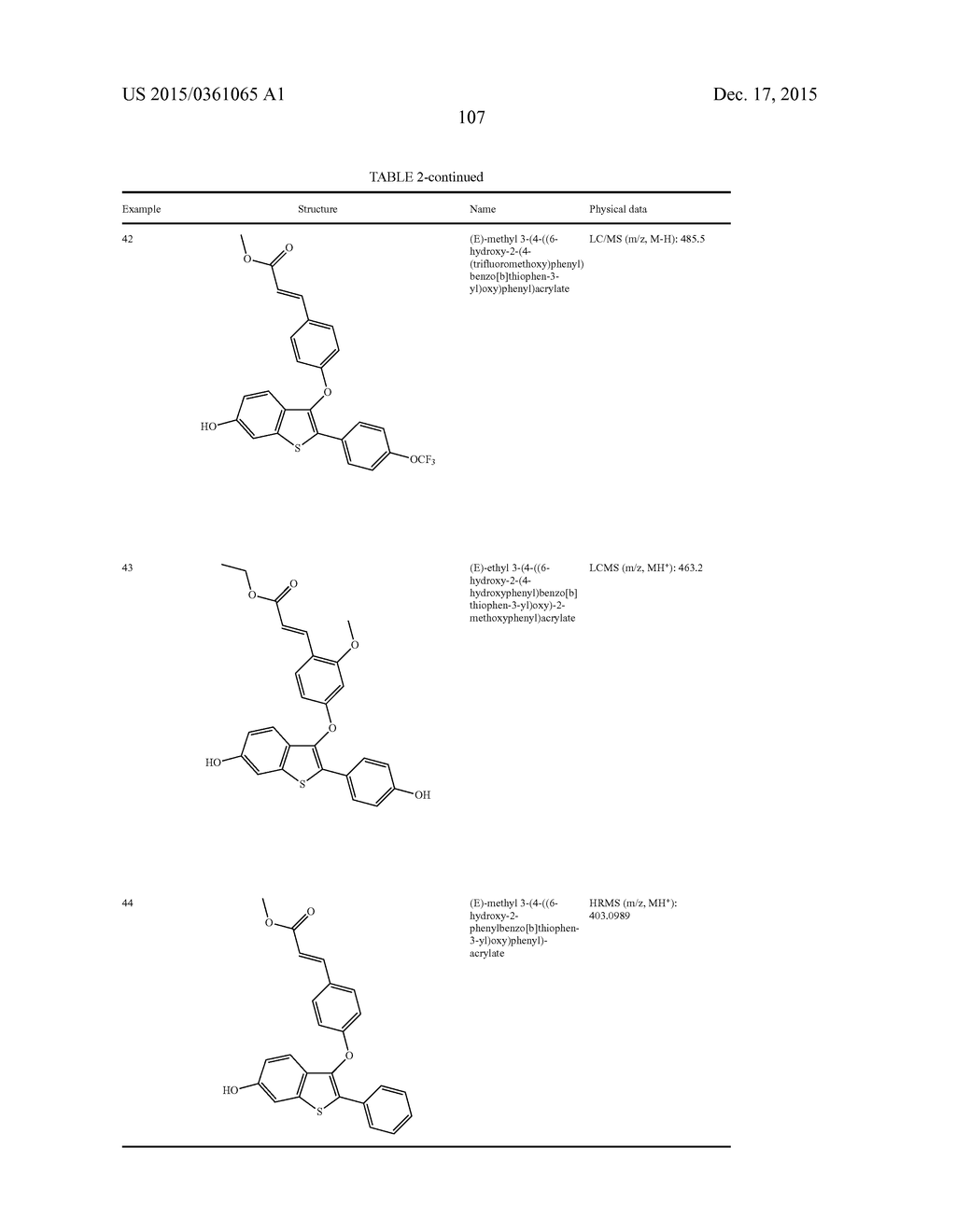 BENZOTHIOPHENE DERIVATIVES AND COMPOSITIONS THEREOF AS SELECTIVE ESTROGEN     RECEPTOR DEGRADERS - diagram, schematic, and image 108