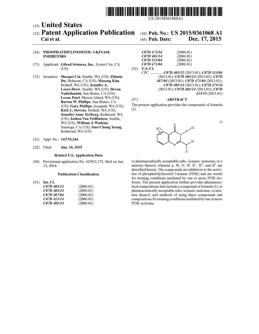 PHOSPHATIDYLINOSITOL 3-KINASE INHIBITORS - diagram, schematic, and image 01