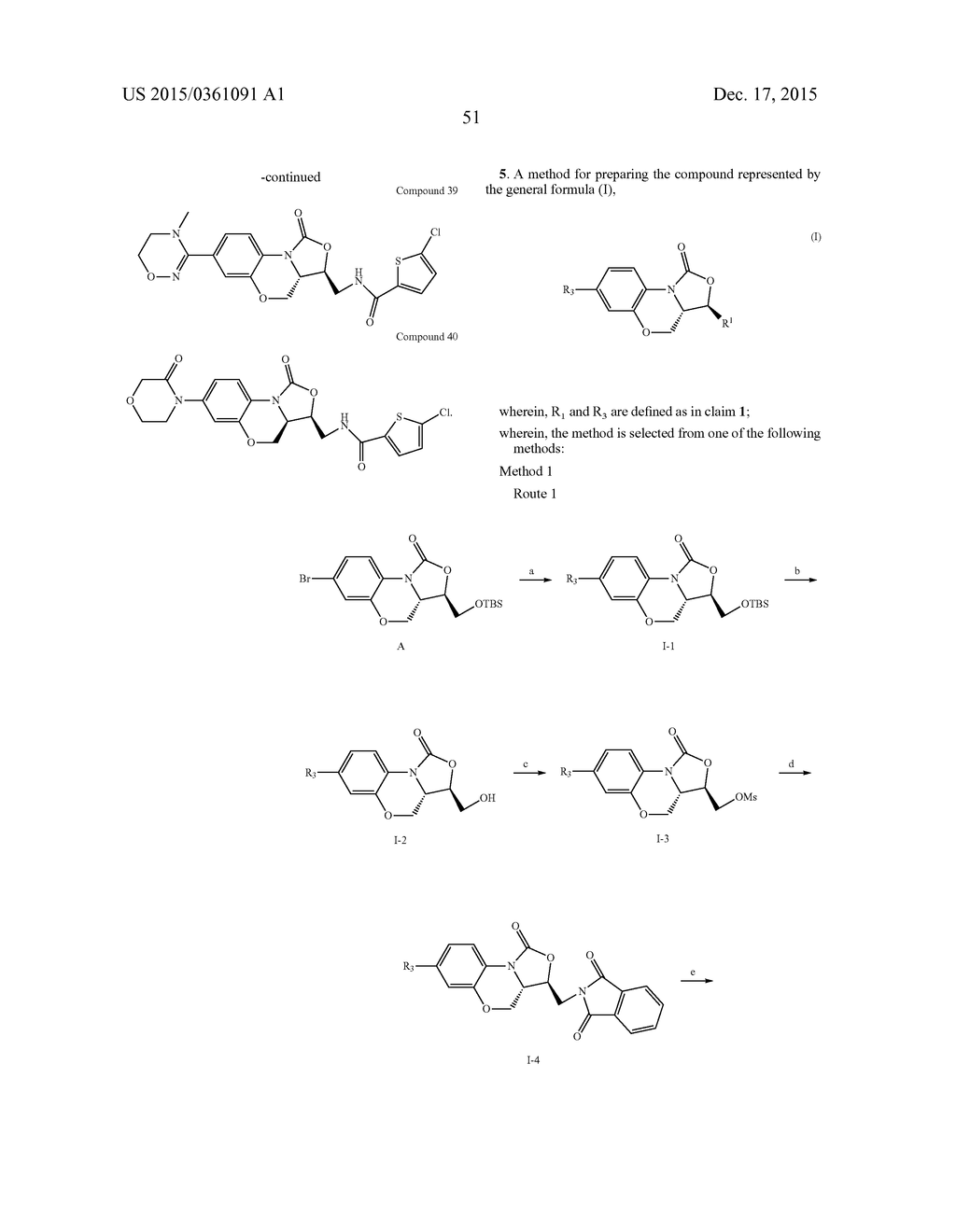 OXAZOLIDONE COMPOUND, PREPARING METHOD AND APPLICATION THEREOF - diagram, schematic, and image 53