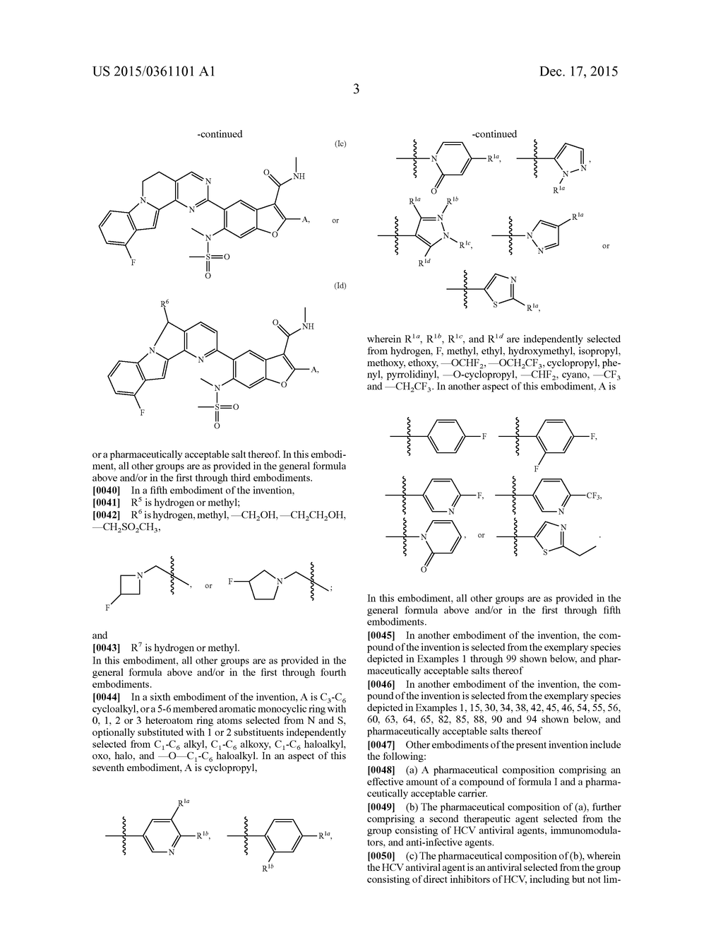 TETRACYCLIC HETEROCYCLE COMPOUNDS AND METHODS OF USE THEREOF FOR THE     TREATMENT OF HEPATITIS C - diagram, schematic, and image 04