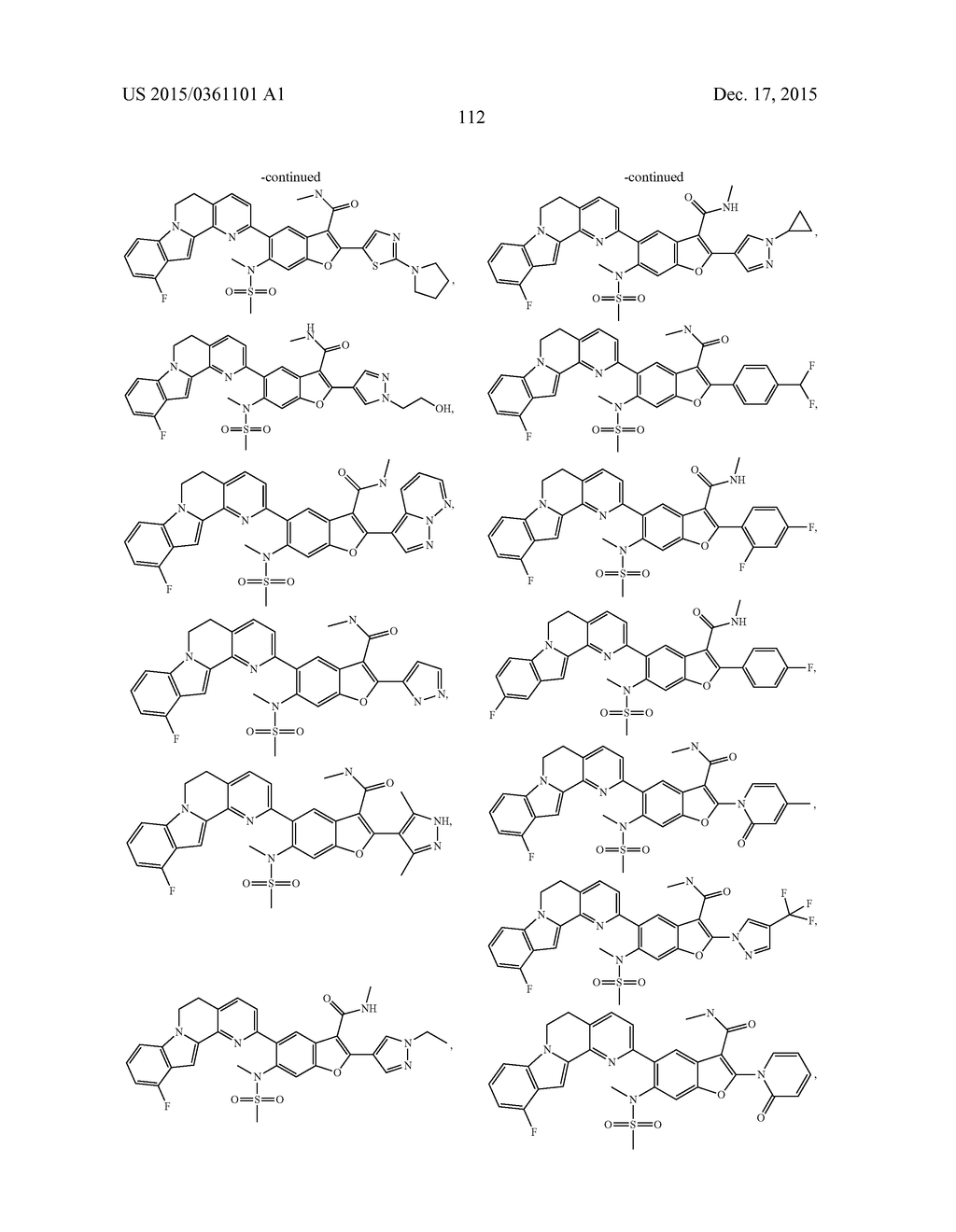 TETRACYCLIC HETEROCYCLE COMPOUNDS AND METHODS OF USE THEREOF FOR THE     TREATMENT OF HEPATITIS C - diagram, schematic, and image 113