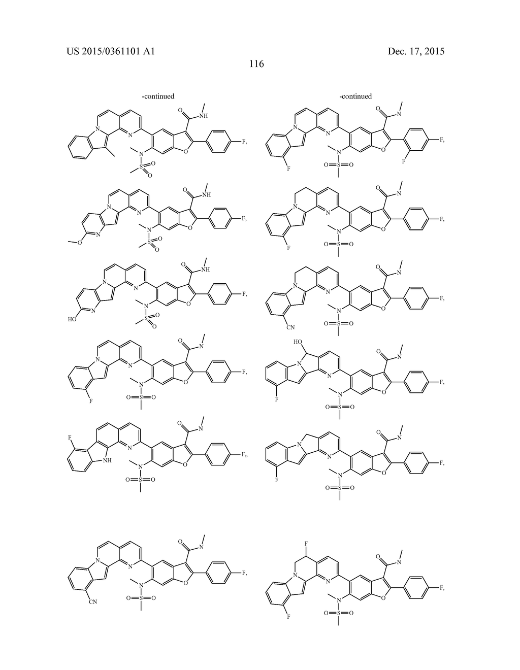 TETRACYCLIC HETEROCYCLE COMPOUNDS AND METHODS OF USE THEREOF FOR THE     TREATMENT OF HEPATITIS C - diagram, schematic, and image 117