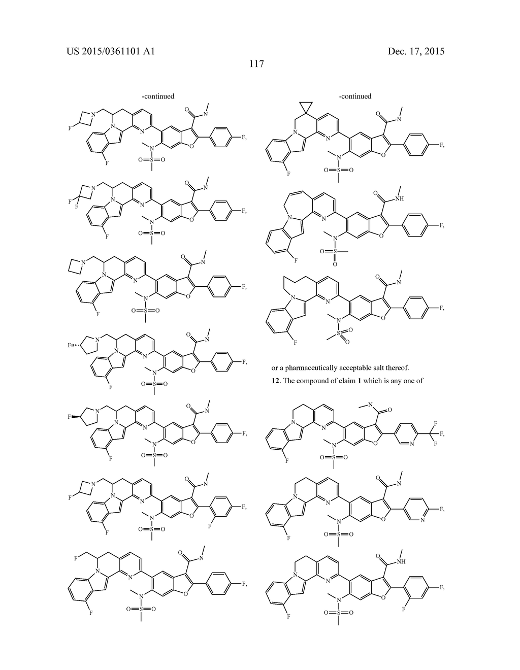 TETRACYCLIC HETEROCYCLE COMPOUNDS AND METHODS OF USE THEREOF FOR THE     TREATMENT OF HEPATITIS C - diagram, schematic, and image 118