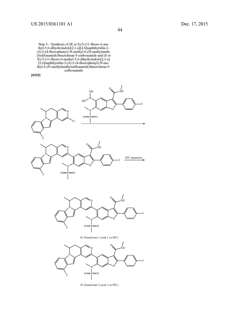 TETRACYCLIC HETEROCYCLE COMPOUNDS AND METHODS OF USE THEREOF FOR THE     TREATMENT OF HEPATITIS C - diagram, schematic, and image 45