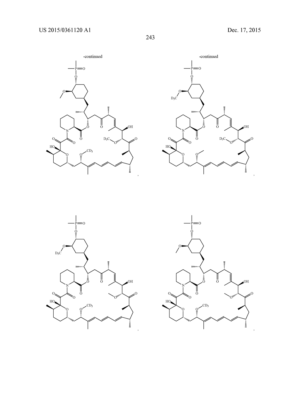 MACROLIDE INHIBITORS OF mTOR - diagram, schematic, and image 244