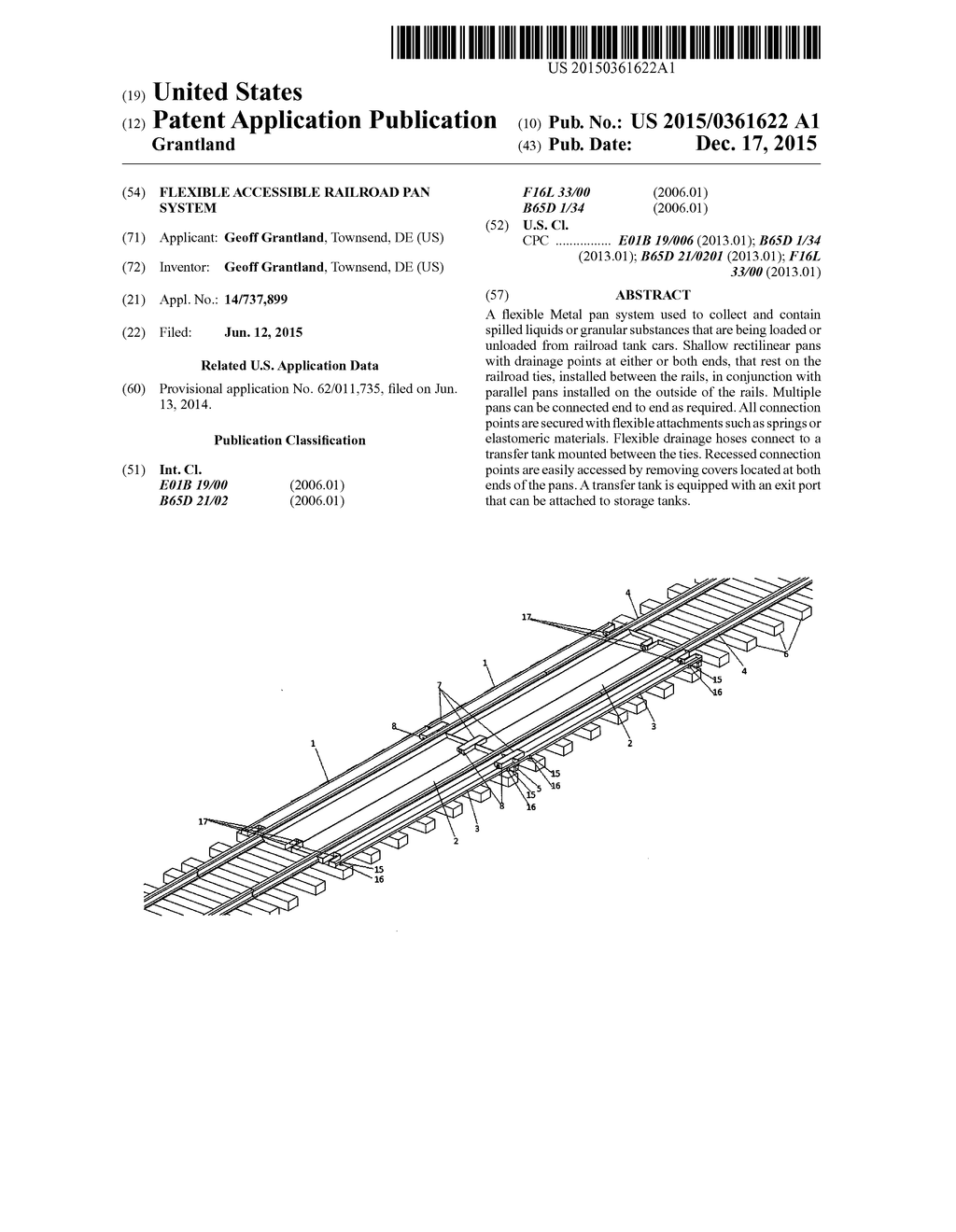 Flexible Accessible Railroad Pan System - diagram, schematic, and image 01