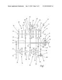 HYBRID AUTOMOTIVE TRANSMISSION ARRANGEMENT diagram and image