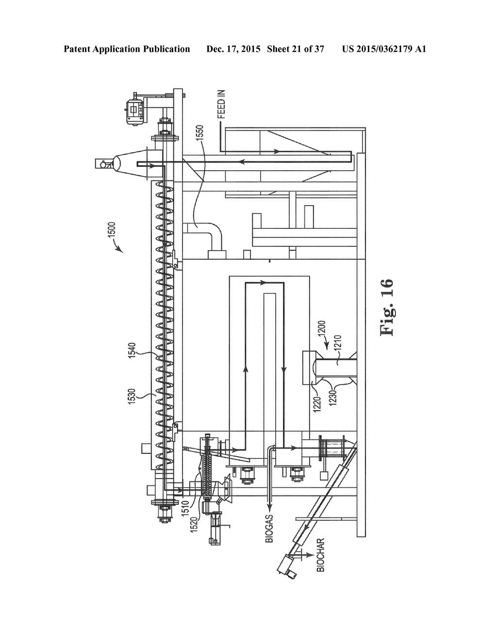 System for Co-Firing Coal and Beneficiated Organic-Carbon-Containing     Feedstock in a Coal Combustion Apparatus - diagram, schematic, and image 22