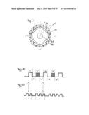 Method and device for determining a torque applied upon a rotary body that     can be driven about an axis of rotation diagram and image