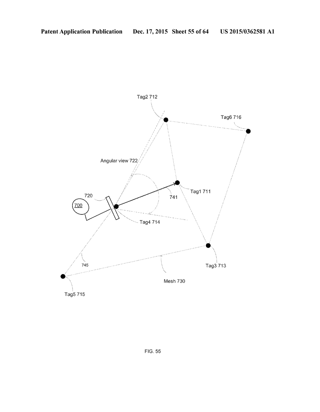 ROTATION BASED ALIGNMENT OF A GROUP OF WIRELESS TAGS - diagram, schematic, and image 56