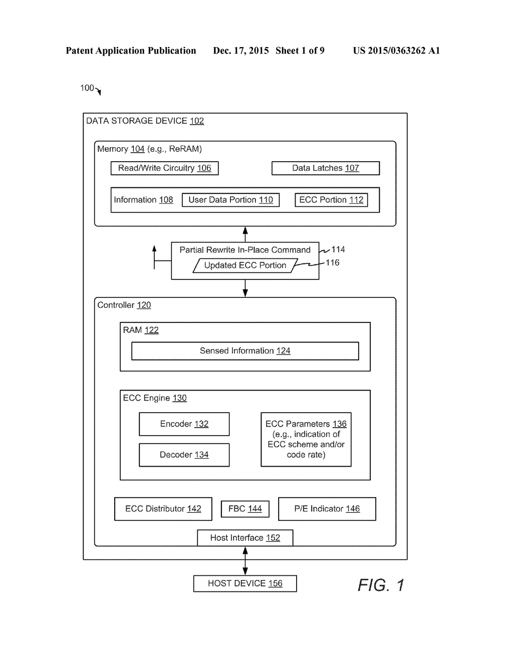 ERROR CORRECTING CODE ADJUSTMENT FOR A DATA STORAGE DEVICE - diagram, schematic, and image 02