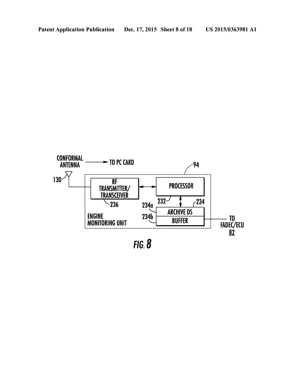 SYSTEM AND METHOD OF TRANSMITTING DATA FROM AN AIRCRAFT - diagram, schematic, and image 09