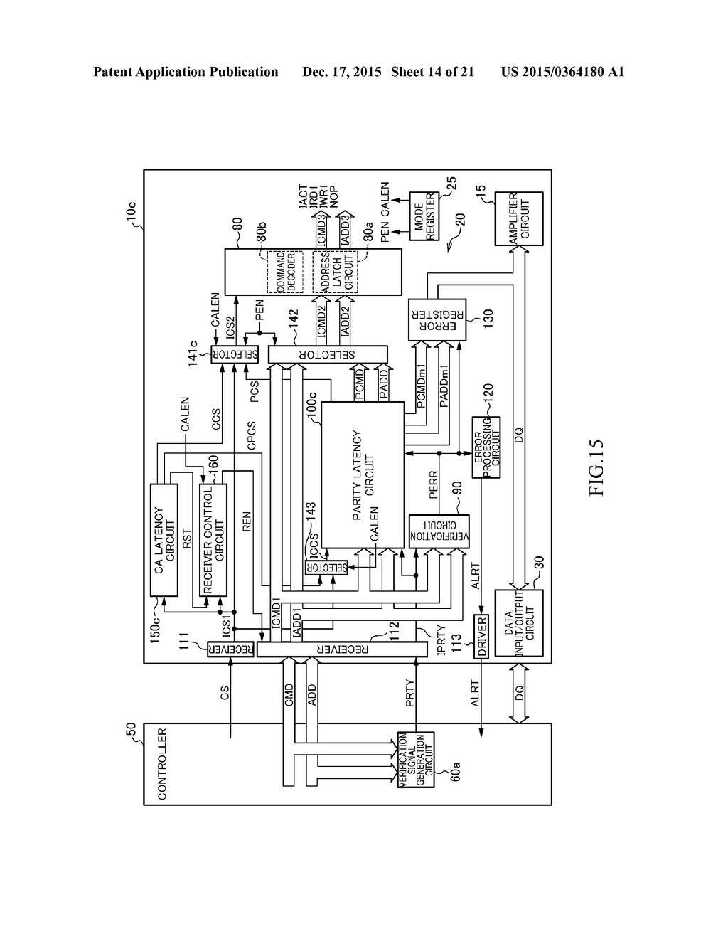 SEMICONDUCTOR DEVICE VERIFYING SIGNAL SUPPLIED FROM OUTSIDE - diagram, schematic, and image 15