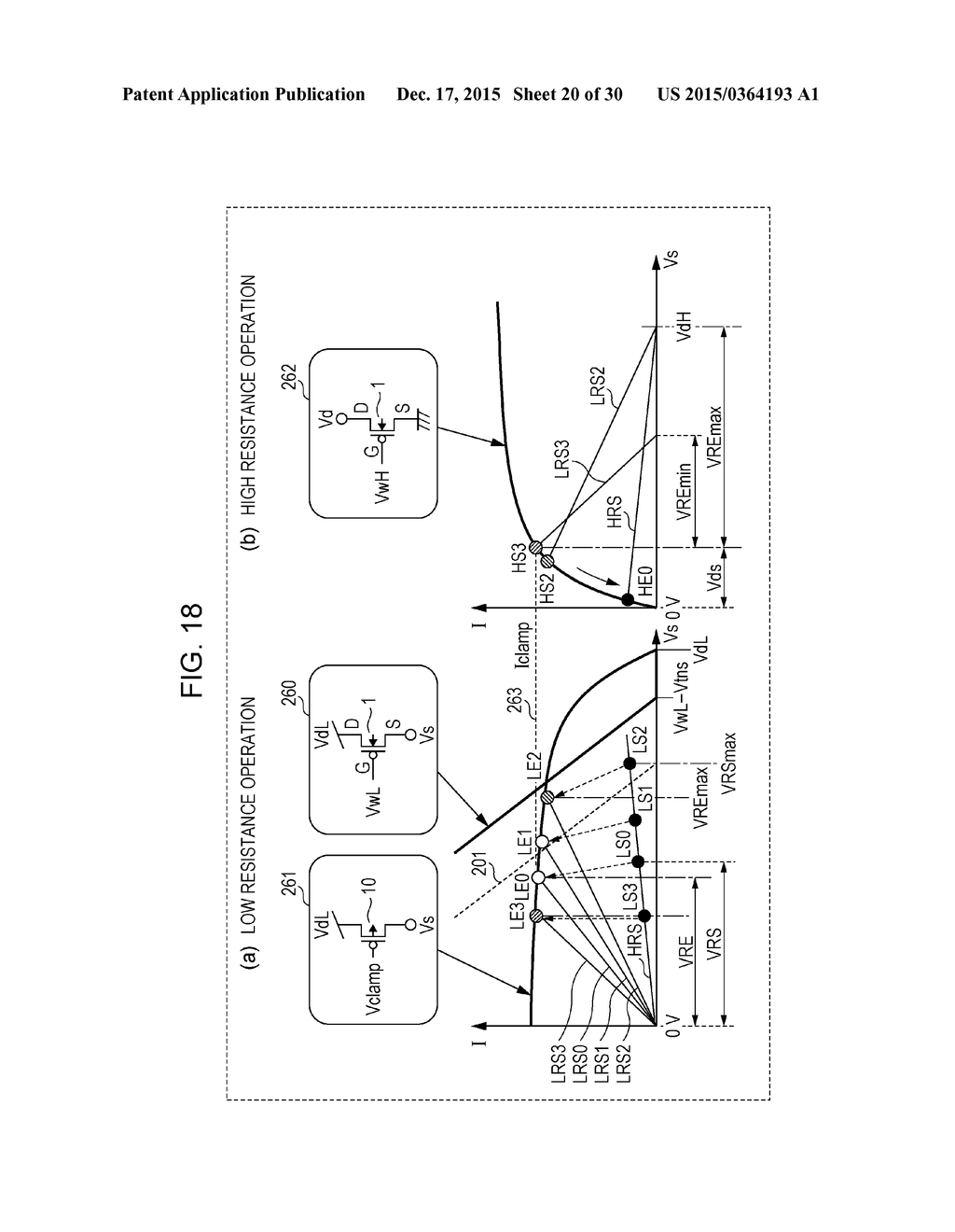 VARIABLE RESISTANCE NONVOLATILE MEMORY DEVICE - diagram, schematic, and image 21