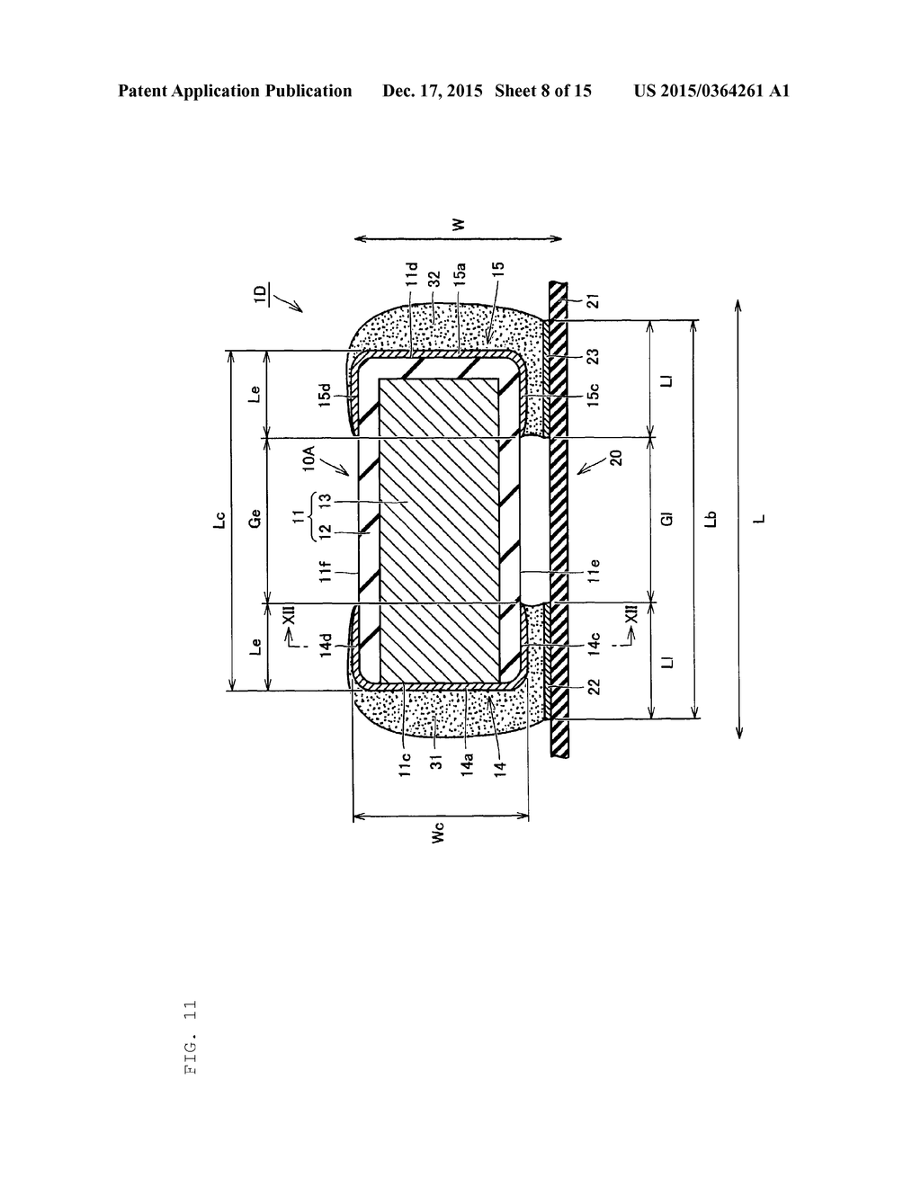 LAMINATED CAPACITOR MOUNTED STRUCTURE - diagram, schematic, and image 09