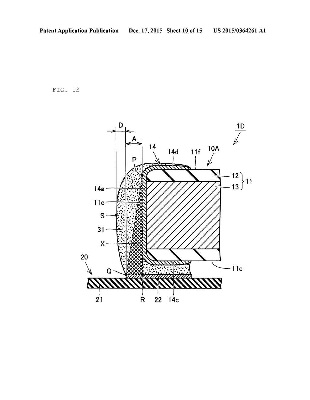 LAMINATED CAPACITOR MOUNTED STRUCTURE - diagram, schematic, and image 11