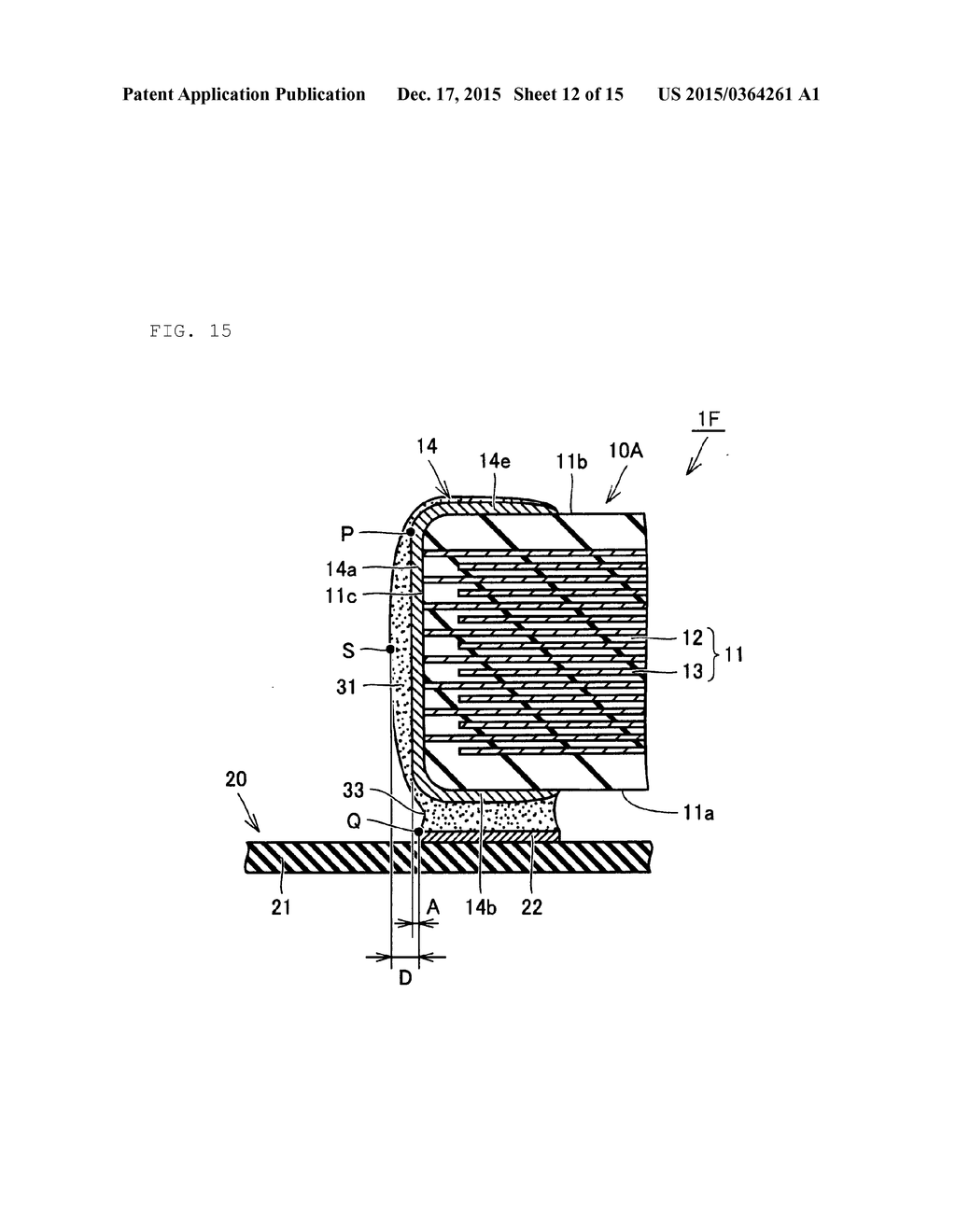 LAMINATED CAPACITOR MOUNTED STRUCTURE - diagram, schematic, and image 13