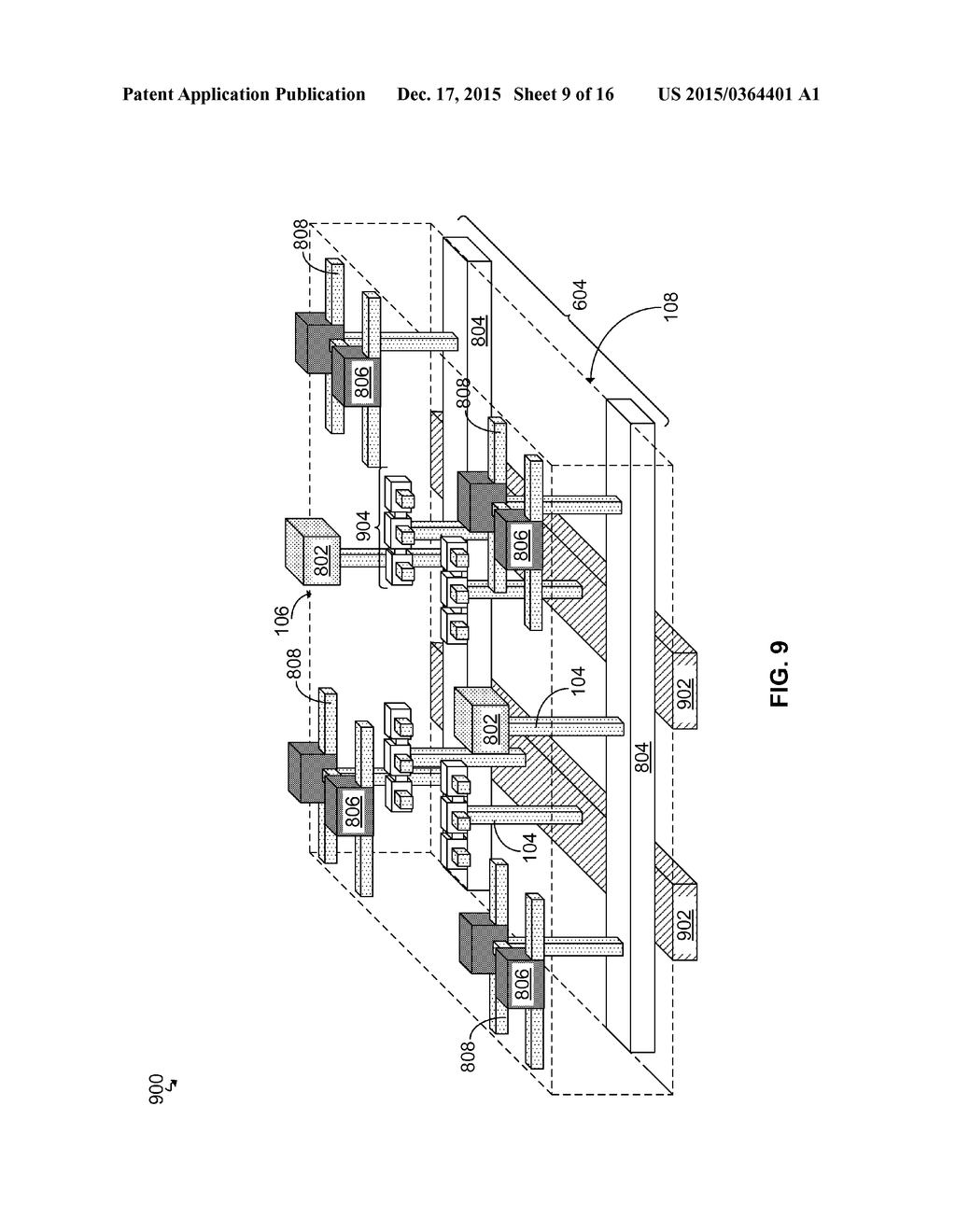 DOUBLE-SIDED SEGMENTED LINE ARCHITECTURE IN 3D INTEGRATION - diagram, schematic, and image 10