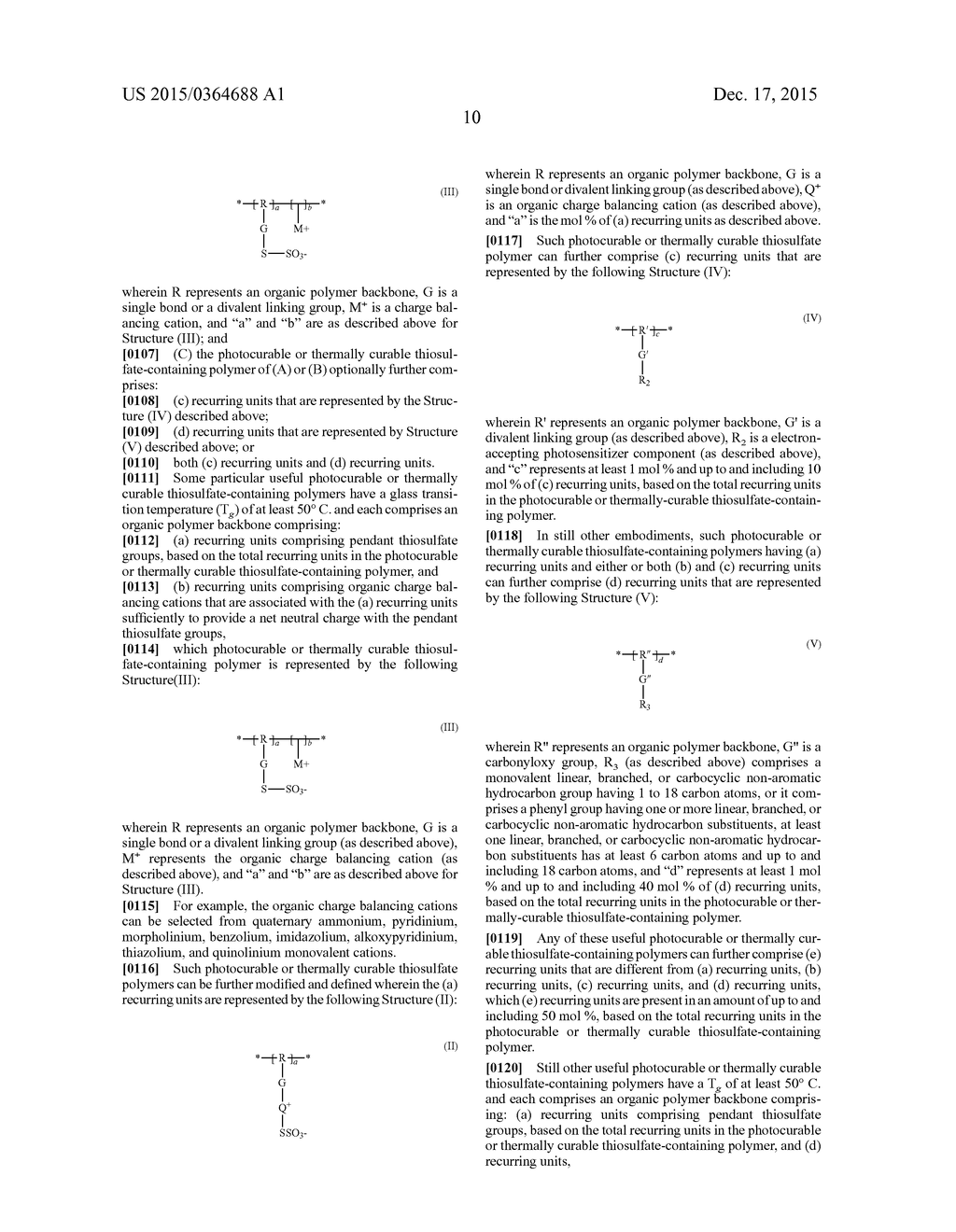 PRECURSOR DIELECTRIC COMPOSITION WITH THIOSULFATE-CONTAINING POLYMERS - diagram, schematic, and image 13