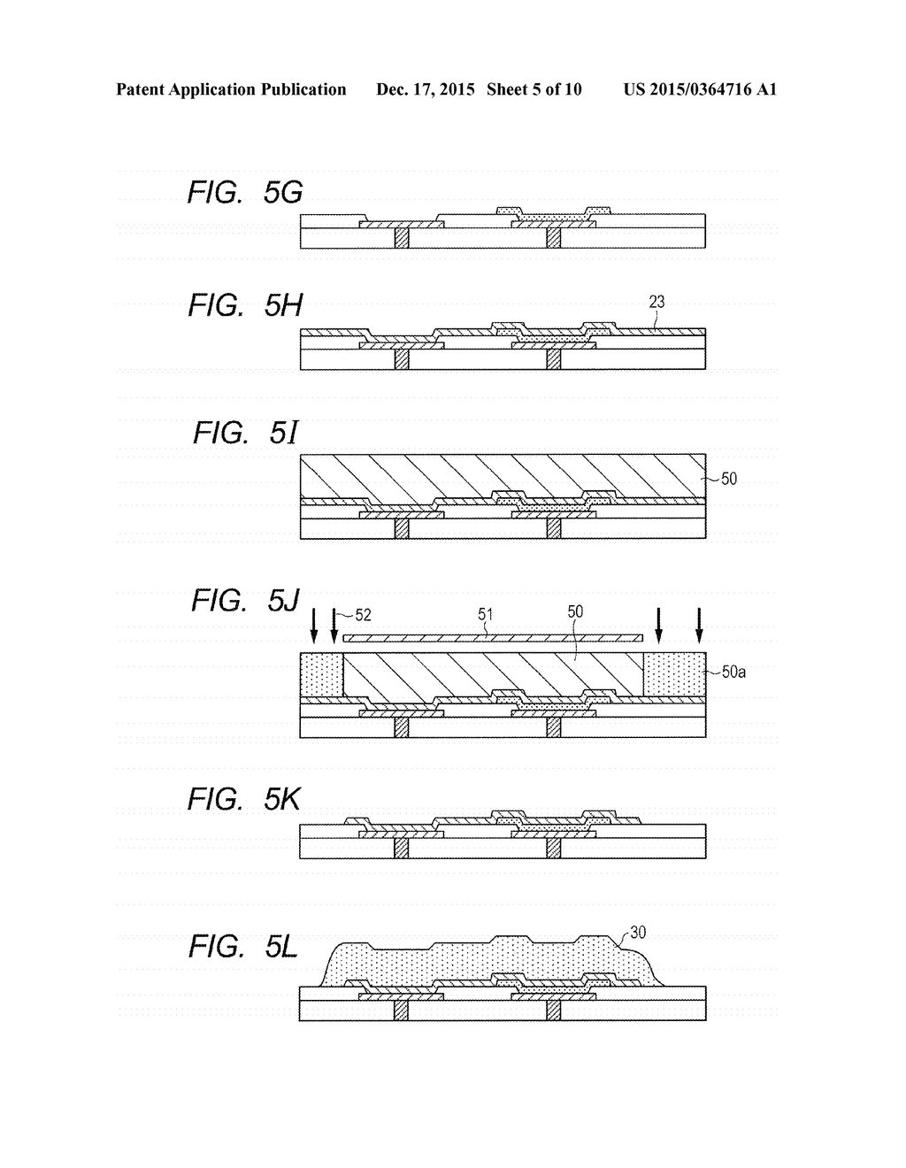 ORGANIC LIGHT EMITTING DEVICE AND METHOD OF MANUFACTURING THE DEVICE - diagram, schematic, and image 06