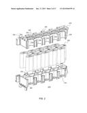 SHIELDING RECEPTACLE FOR BATTERY CELLS diagram and image