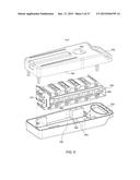 SHIELDING RECEPTACLE FOR BATTERY CELLS diagram and image