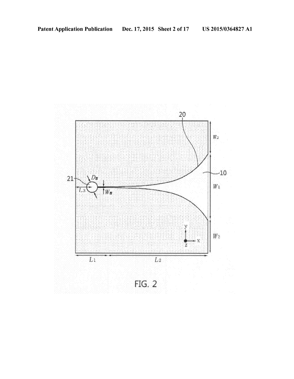 ULTRA-WIDEBAND TAPERED SLOT ANTENNA - diagram, schematic, and image 03