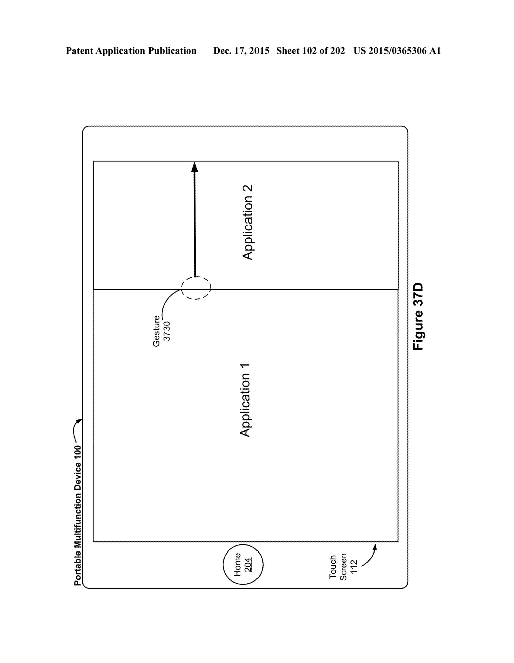 Systems and Methods for Multitasking on an Electronic Device with a     Touch-Sensitive Display - diagram, schematic, and image 103