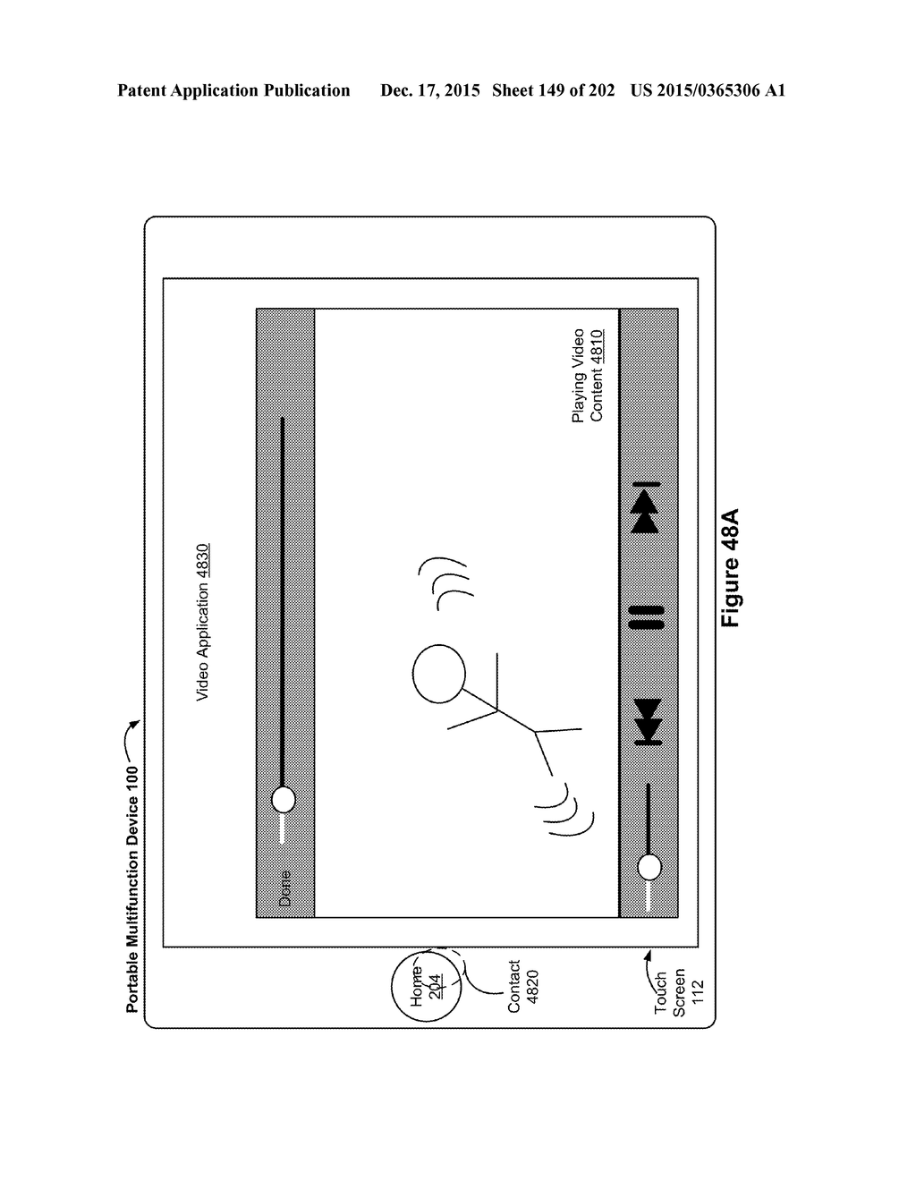 Systems and Methods for Multitasking on an Electronic Device with a     Touch-Sensitive Display - diagram, schematic, and image 150