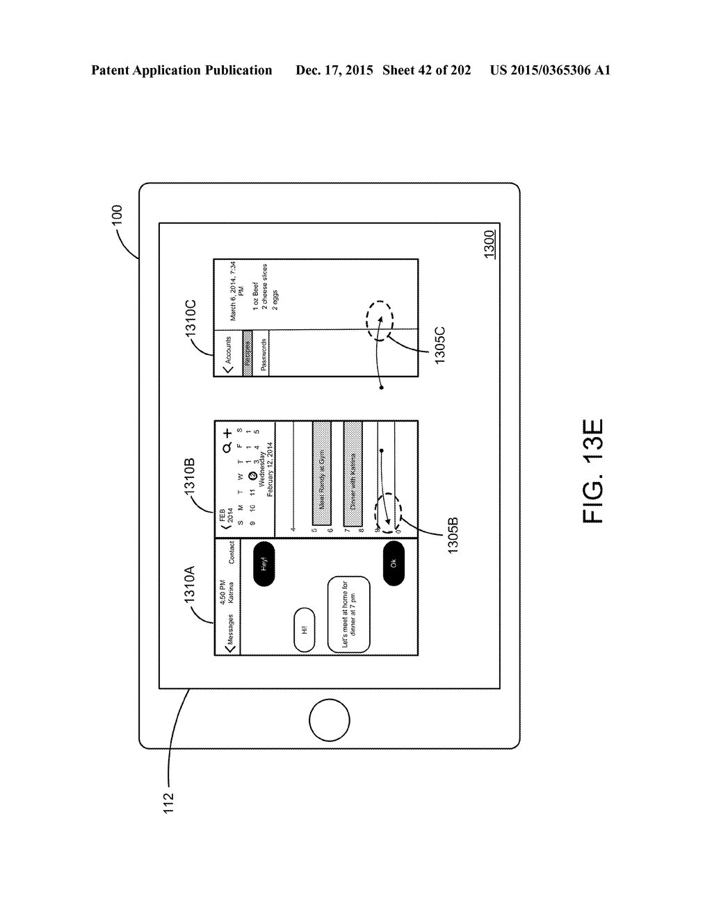 Systems and Methods for Multitasking on an Electronic Device with a     Touch-Sensitive Display - diagram, schematic, and image 43