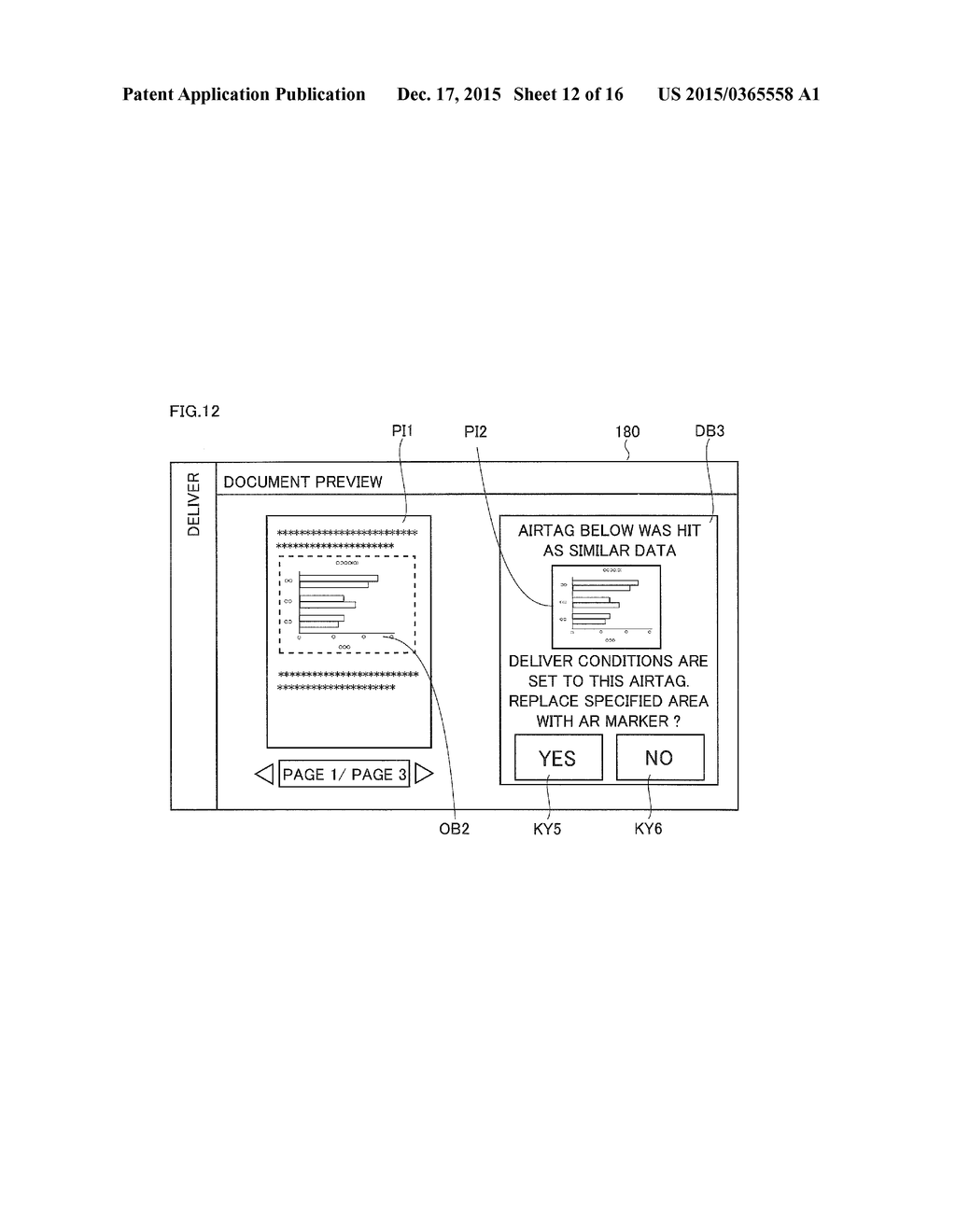 IMAGE PROCESSING DEVICE WHICH INSERTS MARKERS INTO DOCUMENTS - diagram, schematic, and image 13