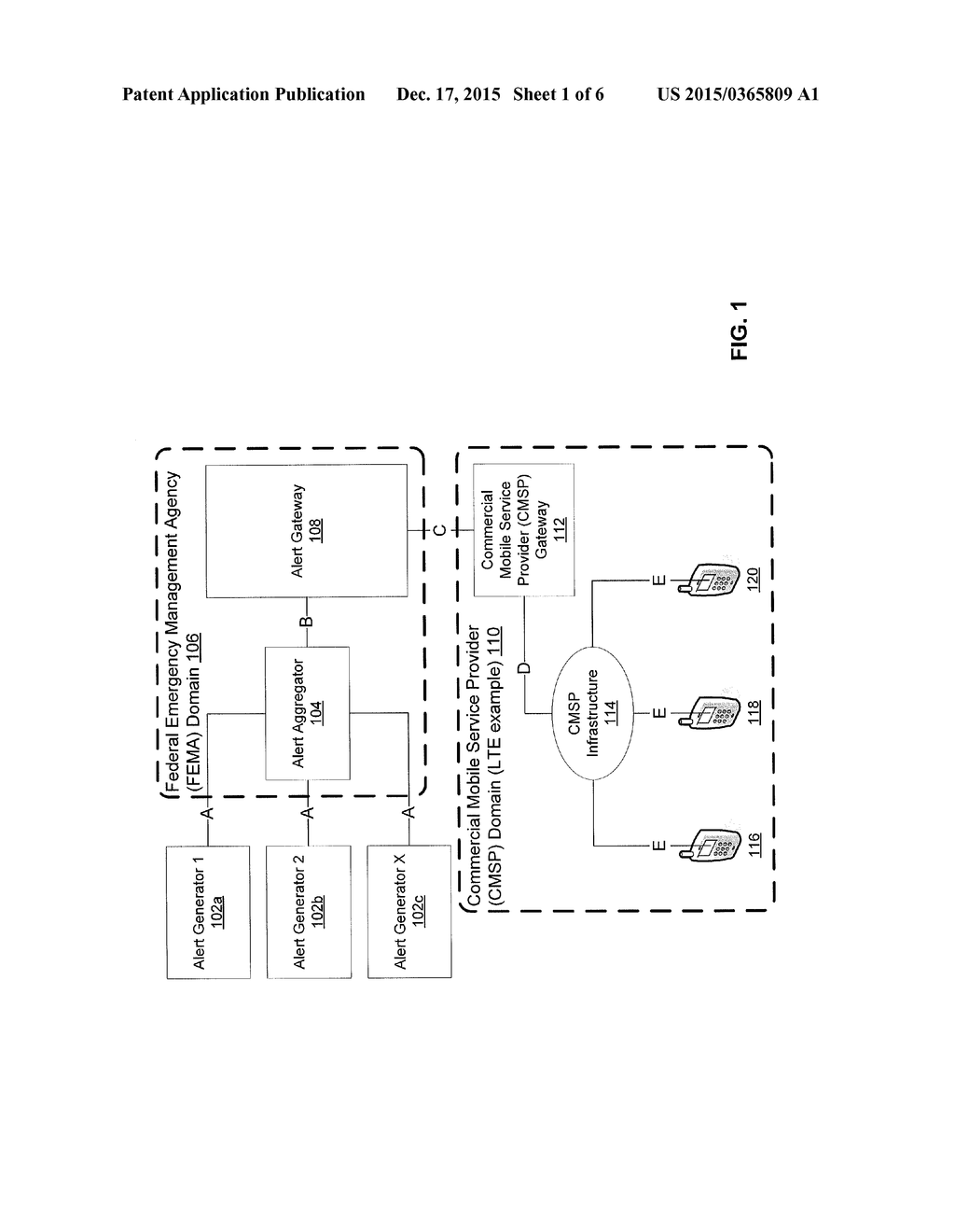 System and Method for Delivering Wireless Emergency Alerts to Residential     Phones - diagram, schematic, and image 02