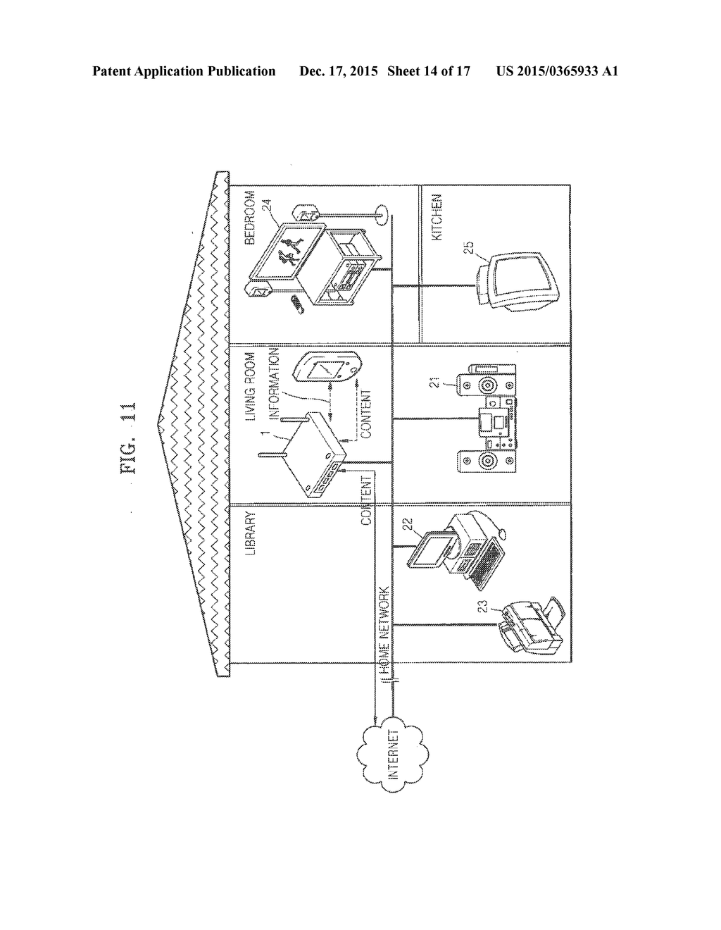 METHOD AND APPARATUS FOR EXECUTING AN APPLICATION AUTOMATICALLY ACCORDING     TO THE APPROACH OF WIRELESS DEVICE - diagram, schematic, and image 15