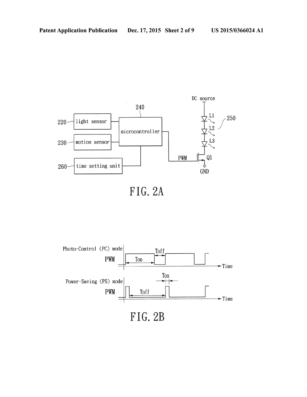 TWO-LEVEL LED SECURITY LIGHT WITH MOTION SENSOR - diagram, schematic, and image 03