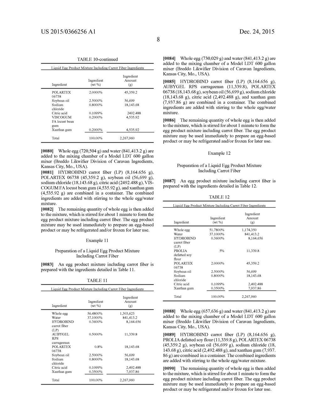 EGG PRODUCTS INCLUDING PLANT FIBER - diagram, schematic, and image 09