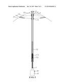 FULL AUTOMATIC OPENING AND CLOSING STRAIGHT BONE UMBRELLA diagram and image