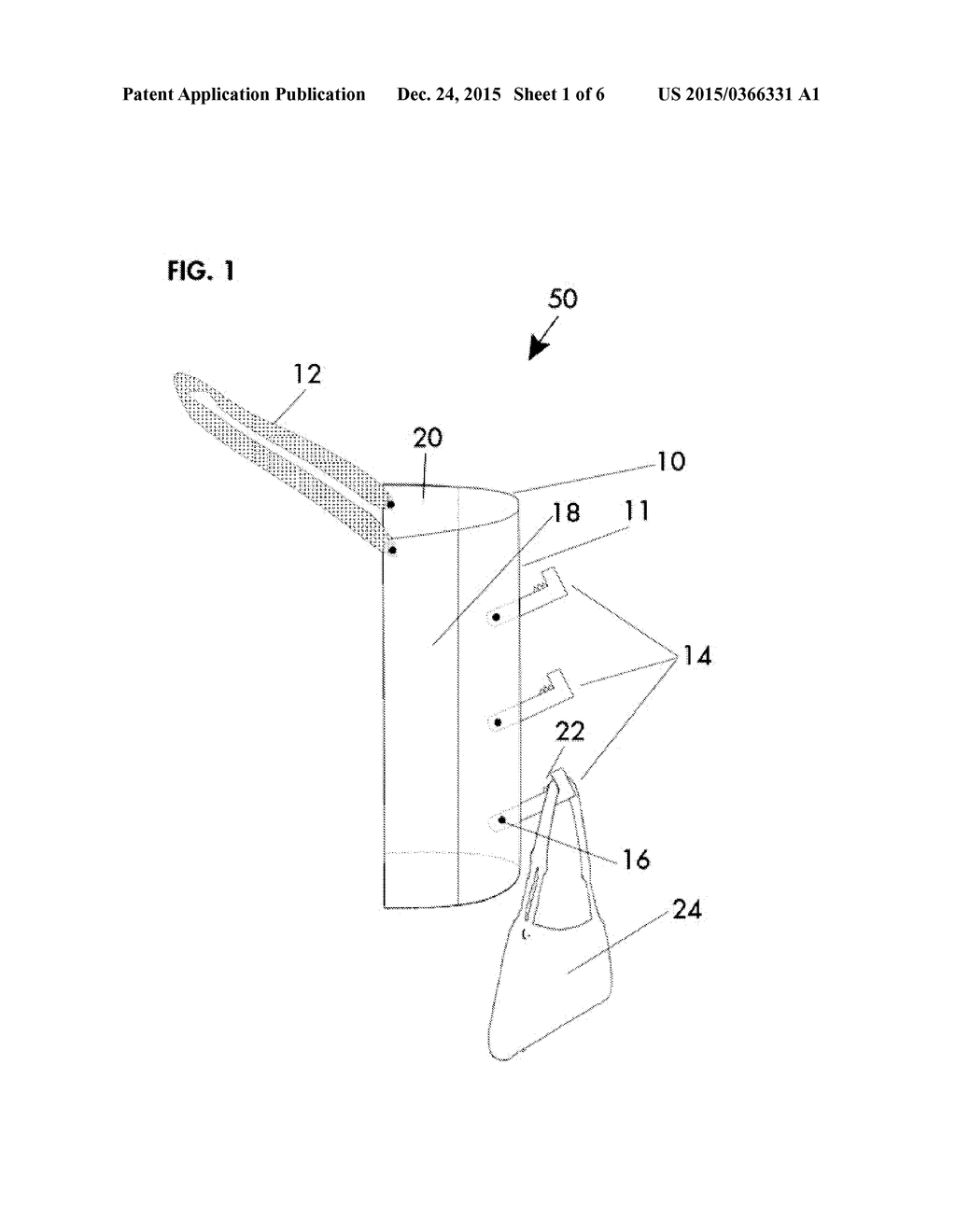 HANDS-FREE BAG CARRYING DEVICE - diagram, schematic, and image 02